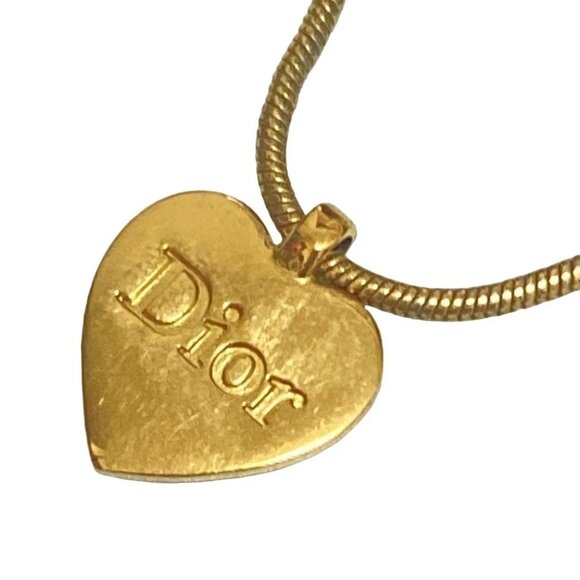 Auth DIOR/ChristianDior Gold Hardware Necklace - Picture 1 of 5